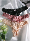 3 pack panty lazo frontal ribete lechuga - 6117