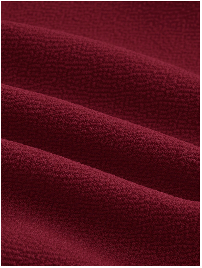 Camisa burdeos sin manga asimétrica parte inferior - 6152