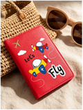 Portapasaporte rojo let´s fly - 6173