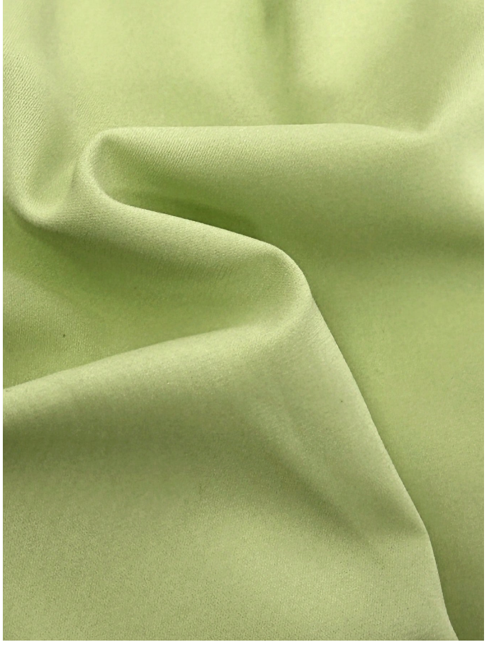 Vestido verde claro halter con detalle dorado - 6183