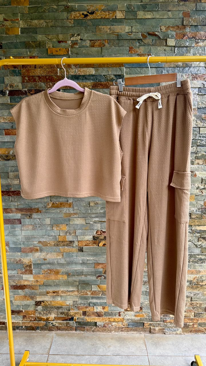 Set comfy estilo cargo unitalla - 6289