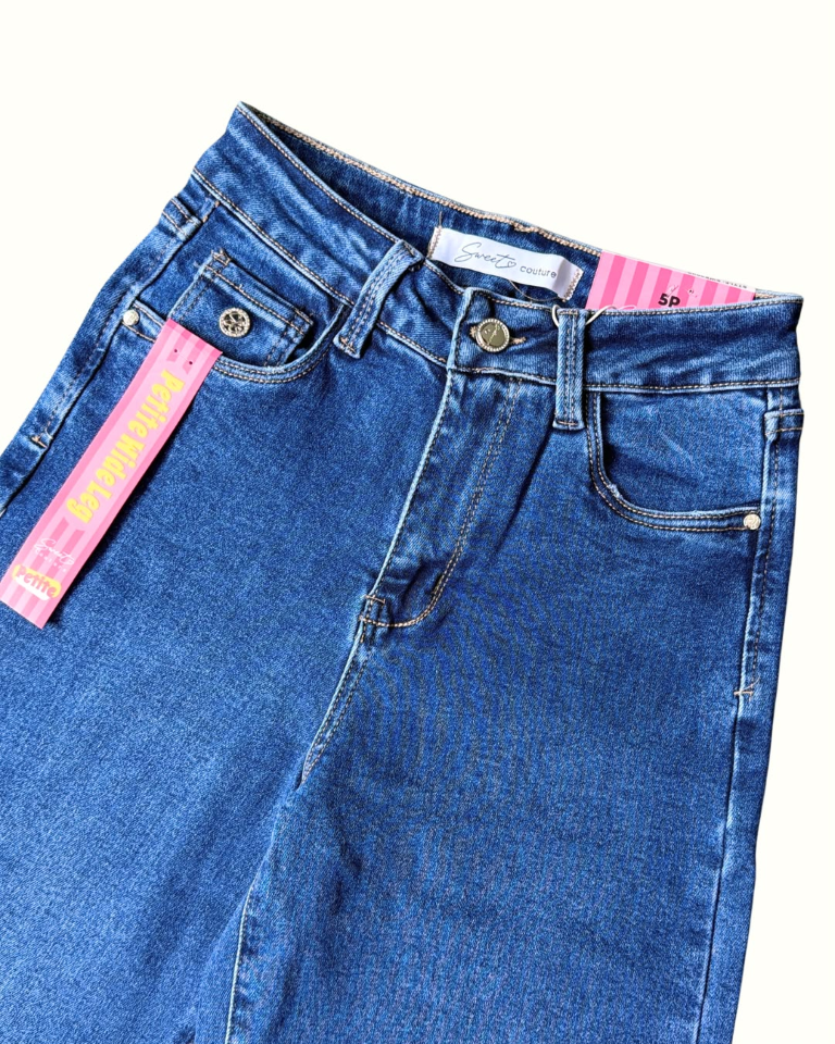 Pantalon petit wide leg azul - 6384