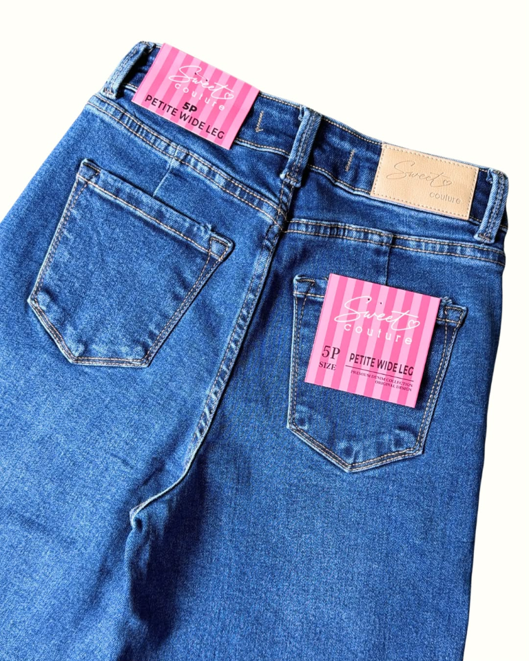 Pantalon petit wide leg azul - 6384